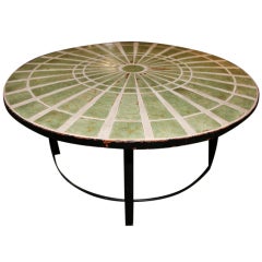 Belgian ceramique low coffee table by Rogier Vandeweghe