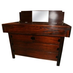 Rosewood chest of drawers/desk/ dressingtable