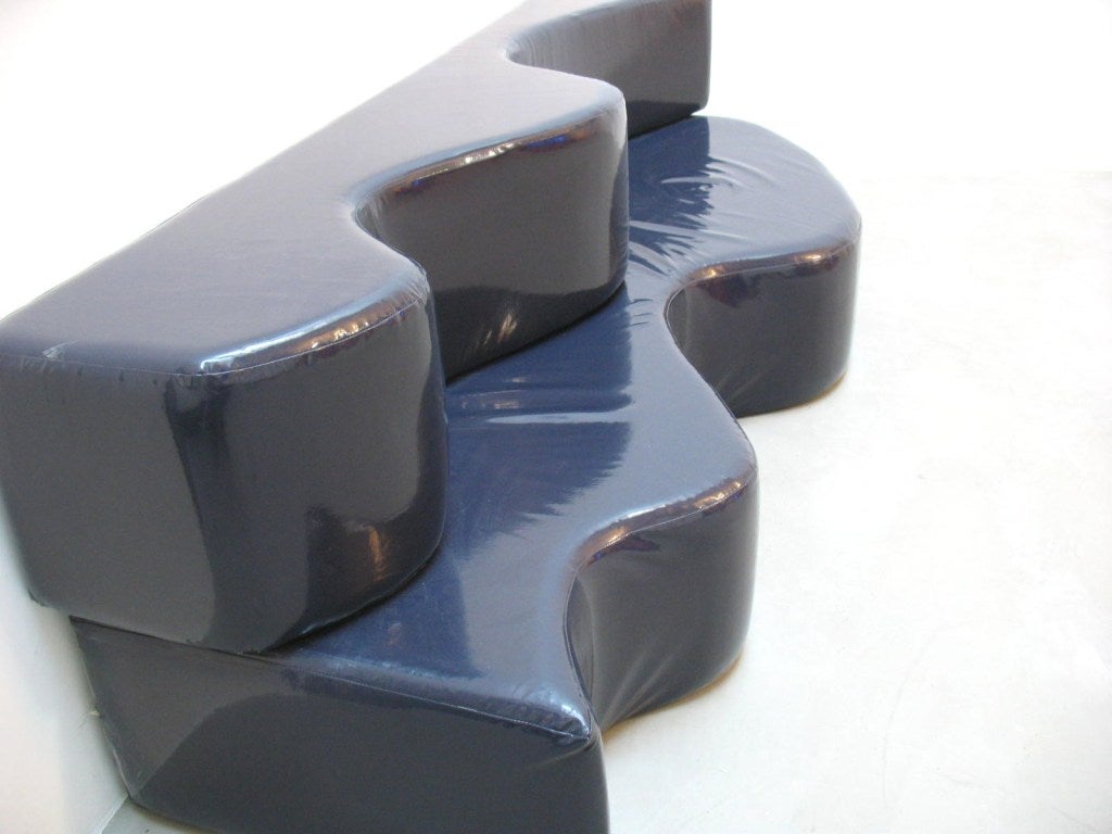 Vinyl-covered polyurethane foam-block construction
This is an original version of poltronova
First edition