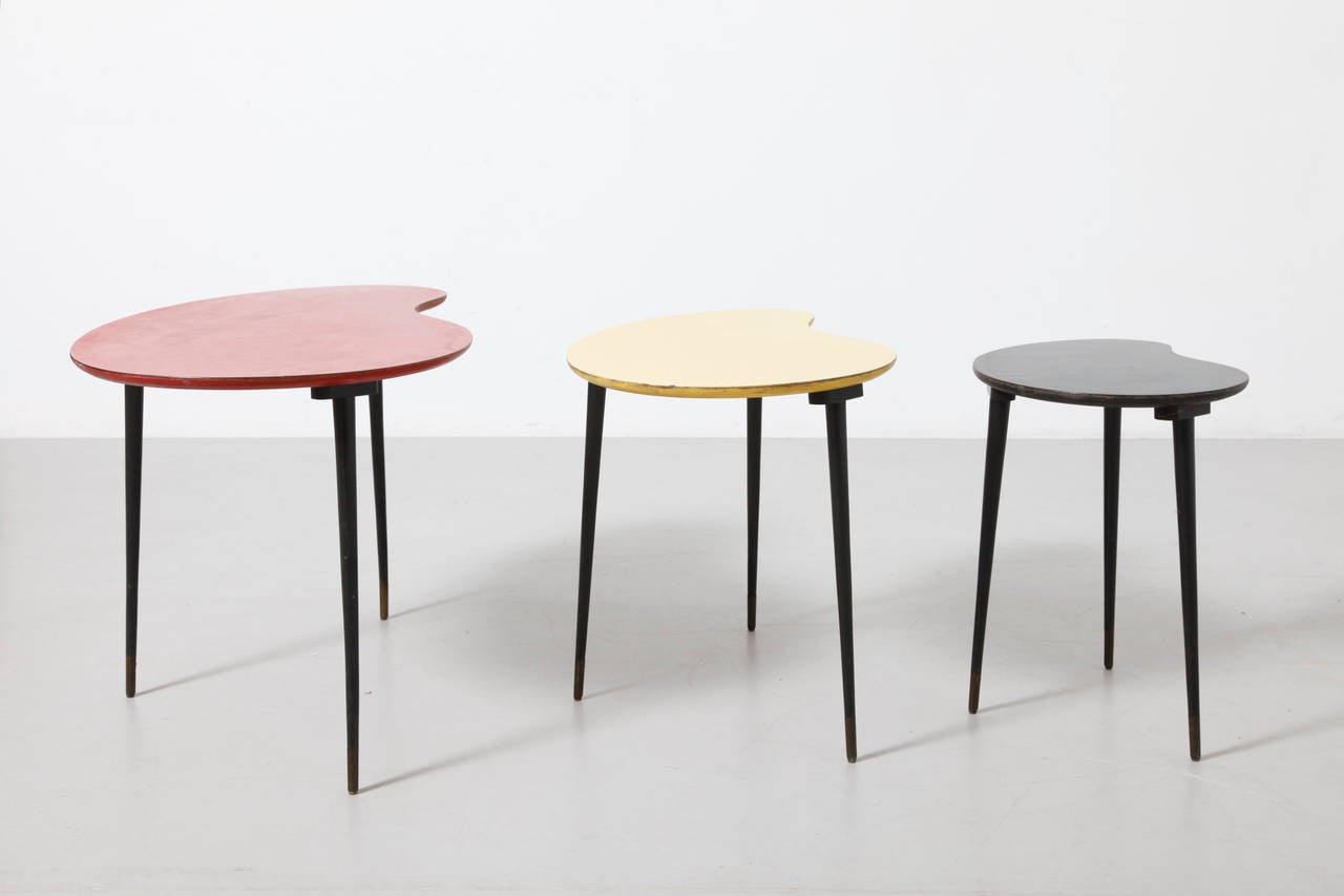 Lacquered Expo 58 Side Tables