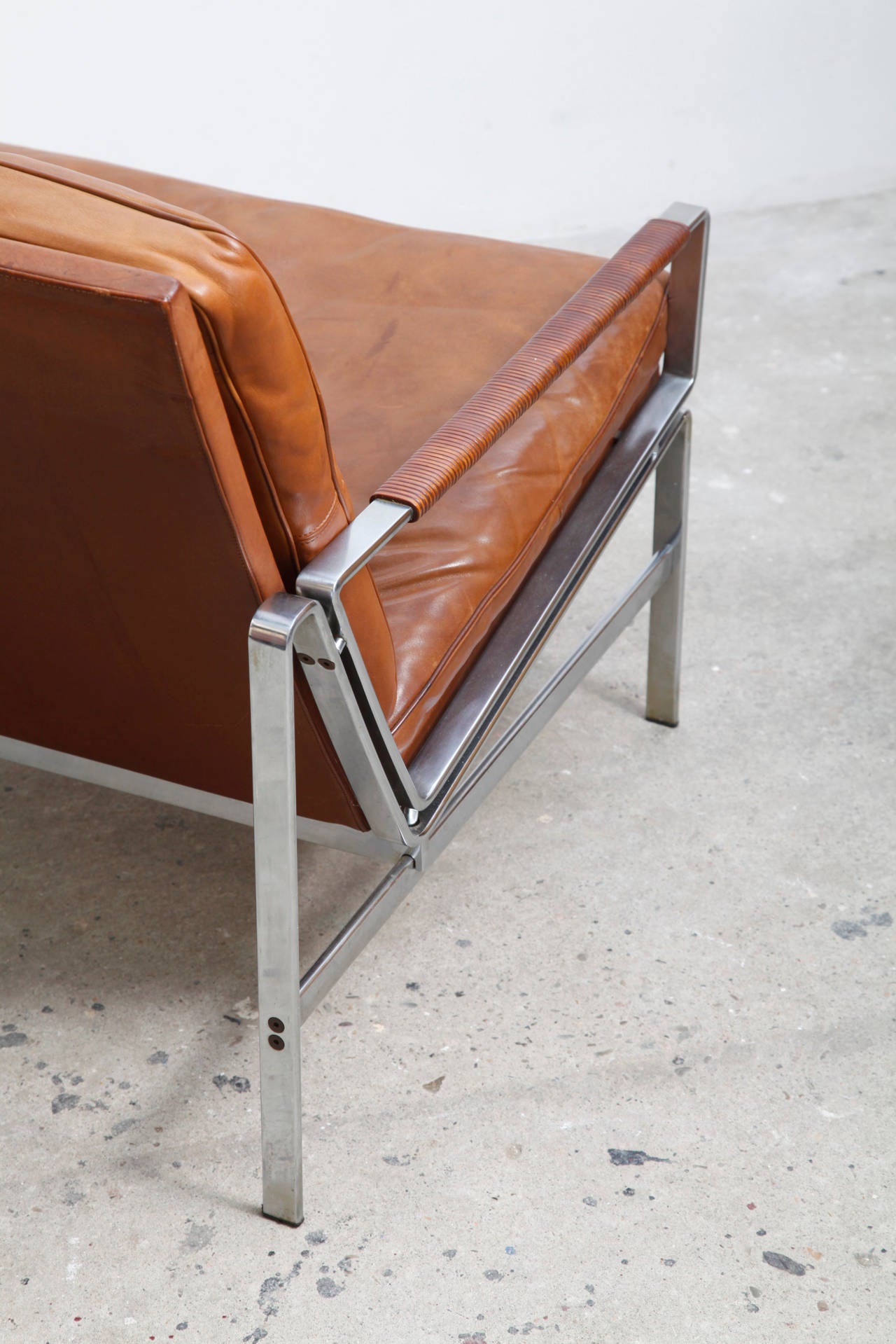 Lounge-Sessel Modell FK 6720 von Preben Fabricius und Jørgen Kastholm (Gebürstet)