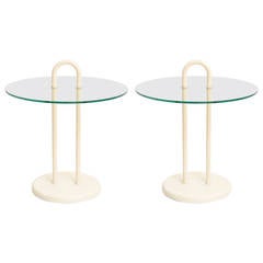 Set of Two Side Tables, Vereinigte Werkstätten, Germany