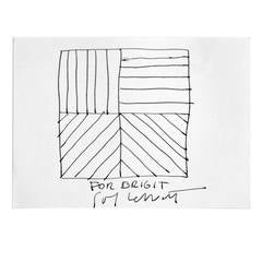 Ink Drawing by Sol LeWitt, circa 2000 11
