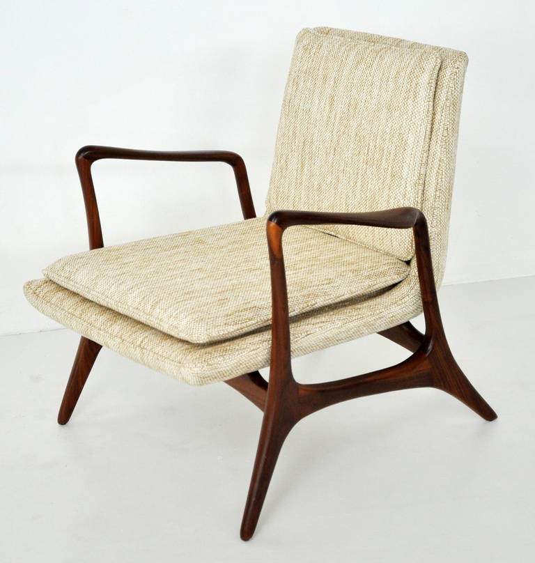 Vladimir Kagan Sculptural Lounge Chair at 1stDibs