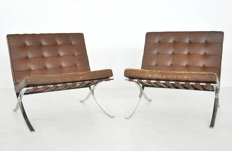 Ludwig Mies van der Rohe Barcelona Chairs 4