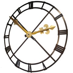 Antique Impressive Skeleton Clock-Face