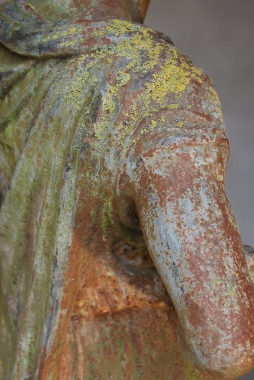 19th century Cast-Iron Park Statue For Sale 2