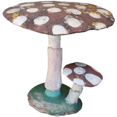 Stone Mushroom Ornament