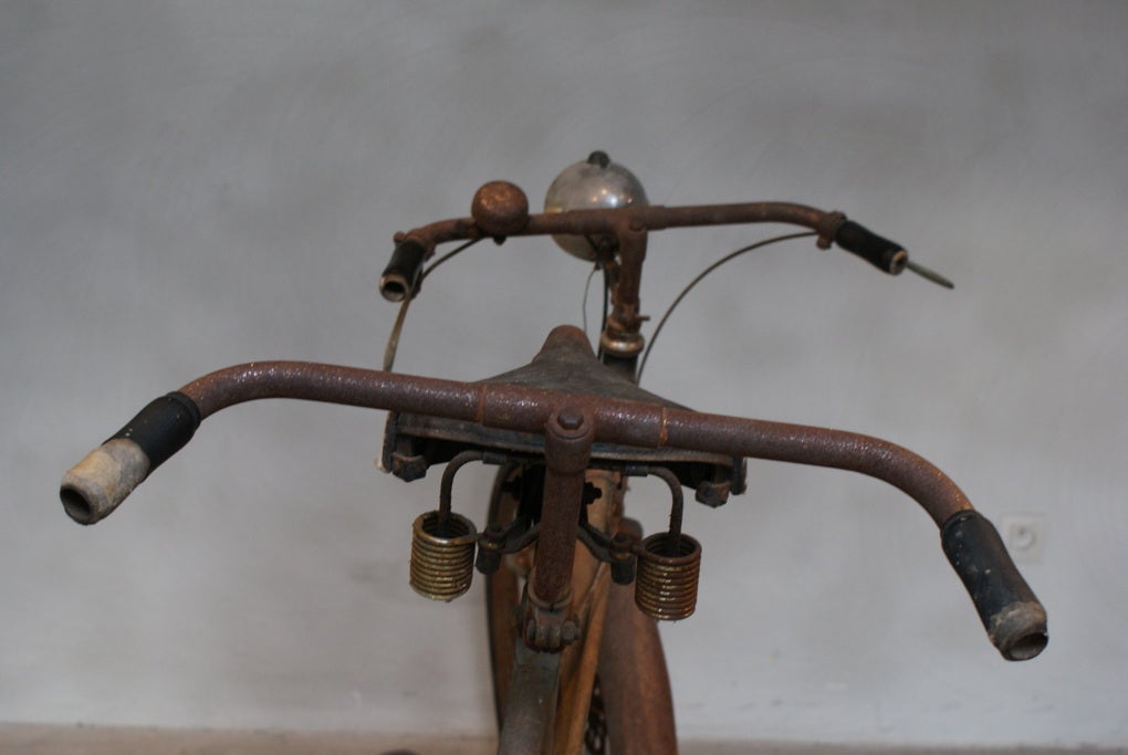 antique tandem bike