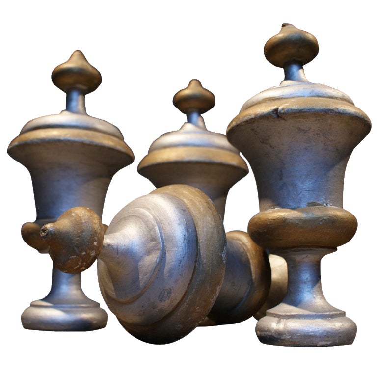 19th Century Wooden Finials For Sale at 1stDibs