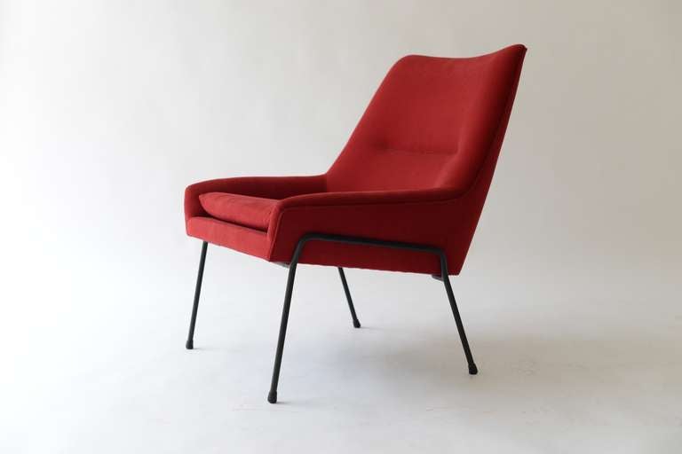 Iron 1950's Swedish Design Lady Chair