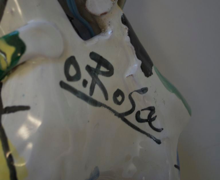 Mid-20th Century 1950's illuminated harlequin sculpture by Otello Rosa for San Polo Venice Italy