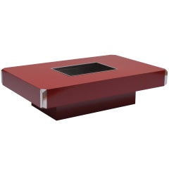 1970
s Elegant Coffee Table By Willy Rizzo