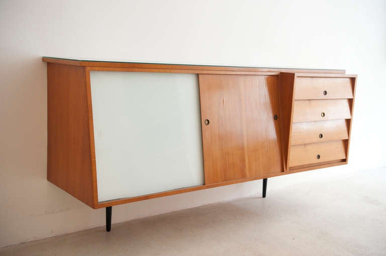 Unique Early 1950's Cherry Buffet By Georges Vanrijk