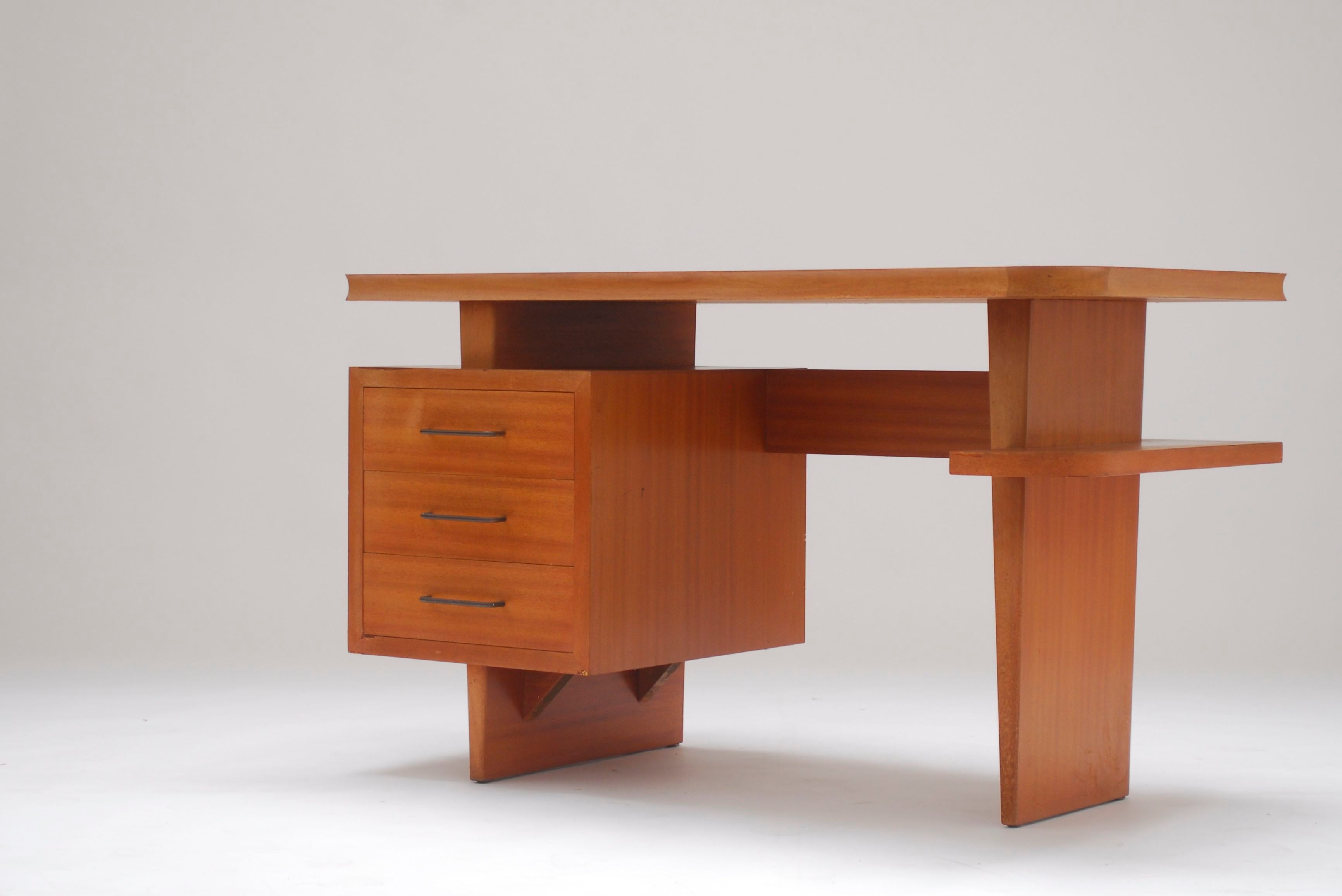 1940
s French Avant Garde Modernist Desk