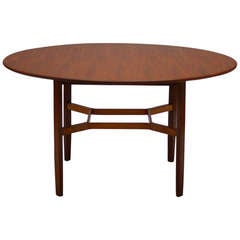Rare and Large 1954 Walnut Dining Table by Lewis Butler for Knoll
