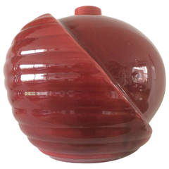 1920s Constructivist Art Deco Ceramic Vase 