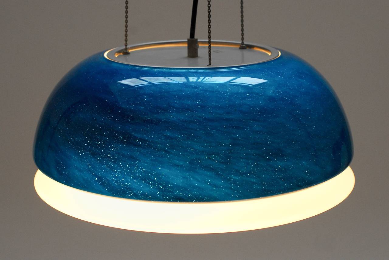 1960s Italian Murano Glass Ceiling Lamp 1