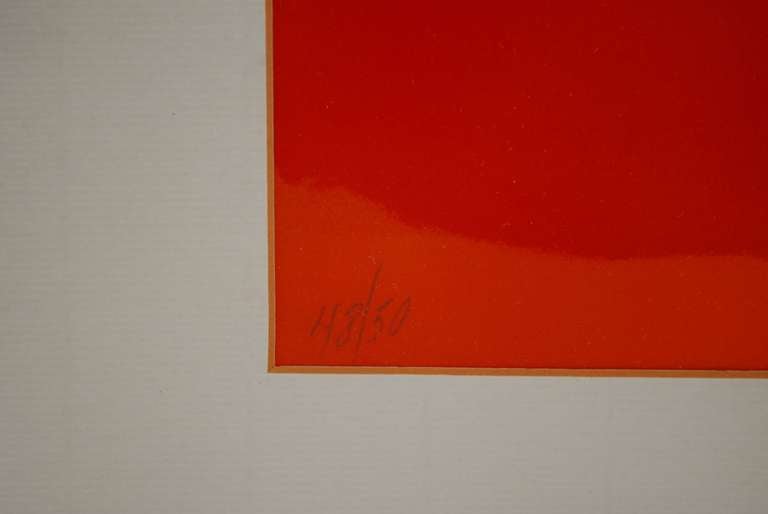 Late 20th Century Large 1976 Paul Jenkins Lithograph hand signed 48/50 For Sale