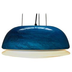 1960s Italian Murano Glass Ceiling Lamp
