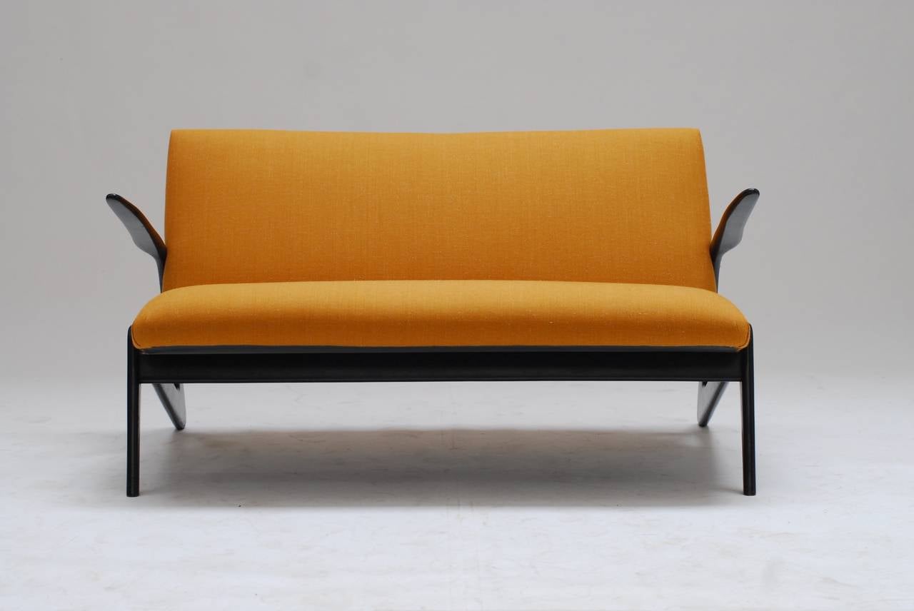 Belgian 1955 Settee by Alfred Hendrickx for Belform For Sale