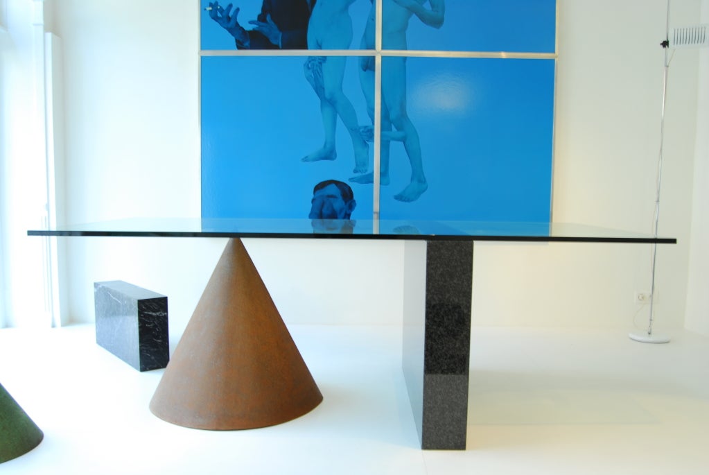 "Kono" Dining Table Lella & Massimo Vignelli for Casigliani