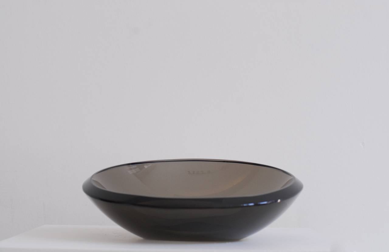 Italian Fontana Arte 1960s Glass Bowl or Tray