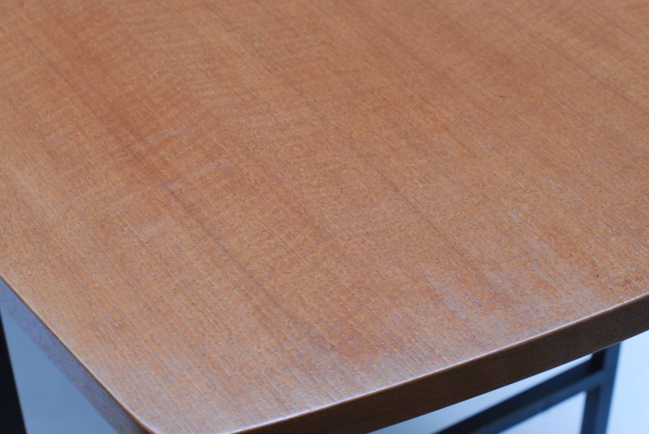 Stéphane Jasinski 1956 large teak boat shaped table 2