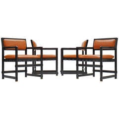 Residential 1960 Jules Wabbes dining chairs in collaboration with Edward Wormley 10