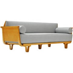 Rare Daybed or Sofa from the Birch Series by Cees Braakman for Pastoe, 1950