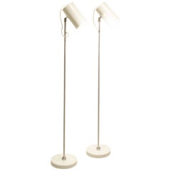 Pair of Adjustable Floor Lamps in Manner of Arteluce