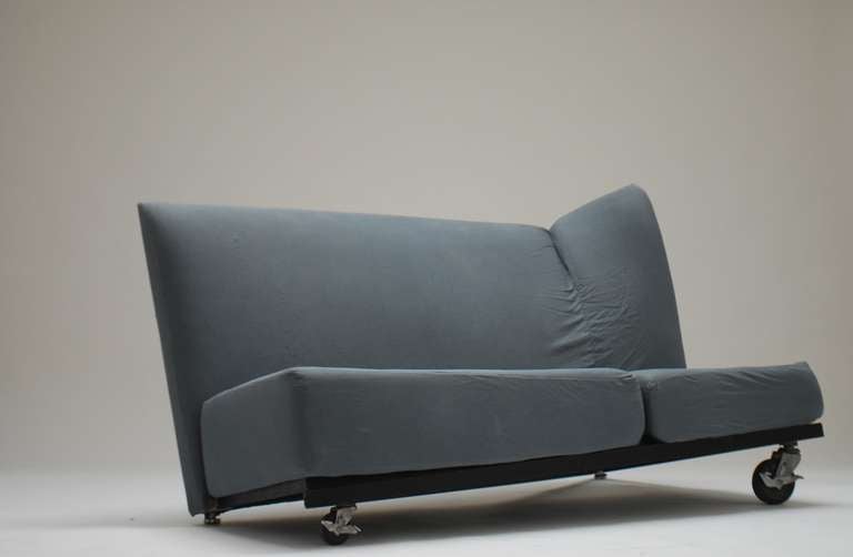 Modern Paolo Pallucco & Mireille Rivier 1984 Rare Atelier Made Sofa