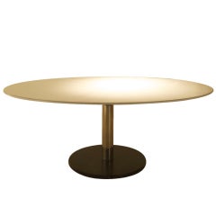 Large Oval Dining Table By Alfred Hendrickx For Belform 1967