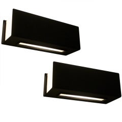 Gino Sarfatti 1963 pair of Model 249/2 wall fixtures for Arteluce