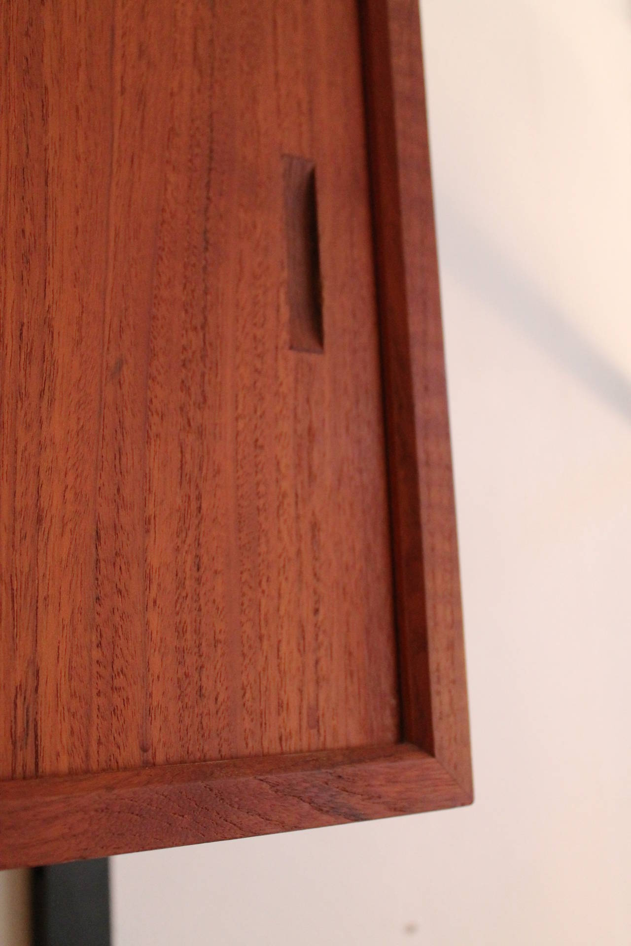 Mid-20th Century Teak Danish Modern Wall Unit by Poul Cadovius, Denmark, 1950s