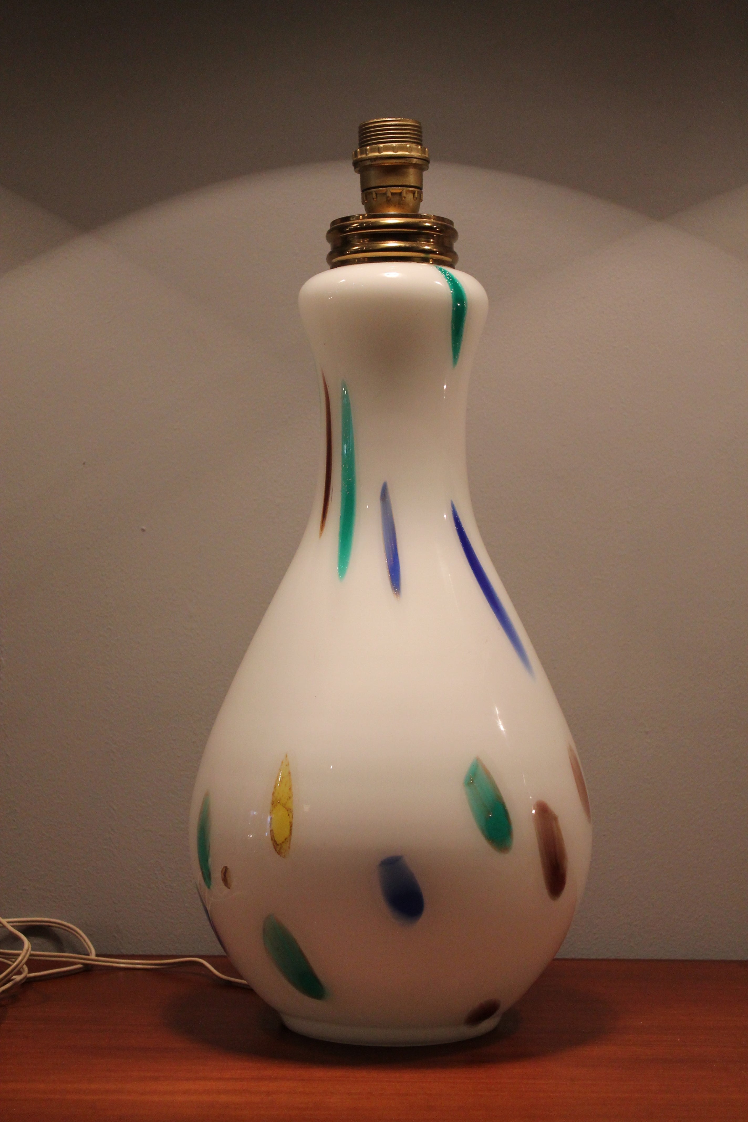 Dino Martens Murano Glass  Tablelamp  1960's Italy  For Sale