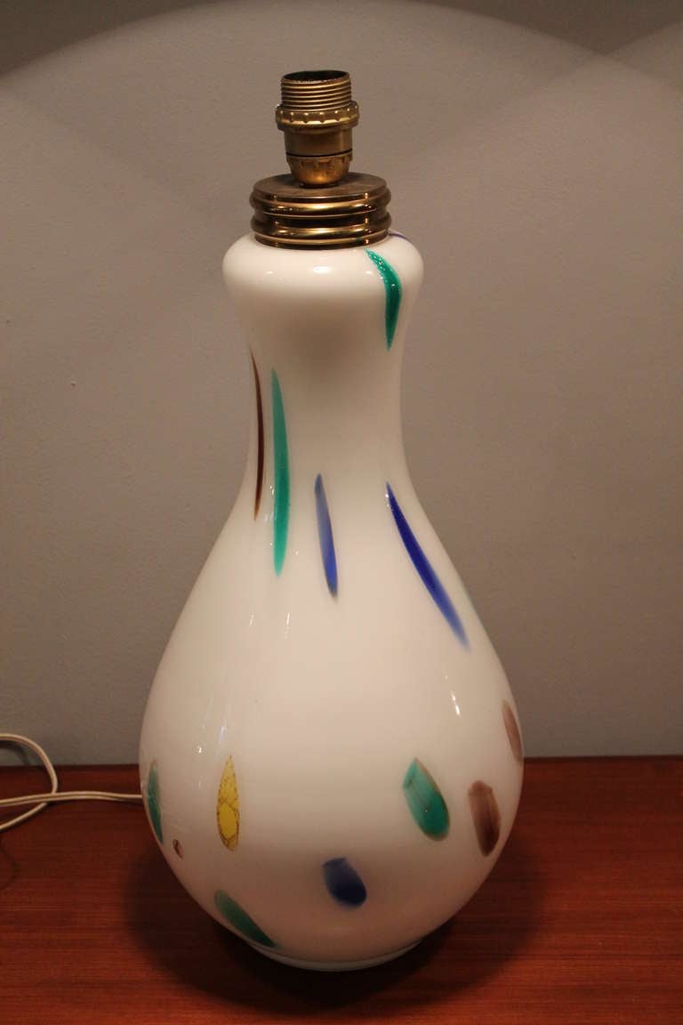 Dino Martens Murano Glass  Tablelamp  1960's Italy  For Sale 1