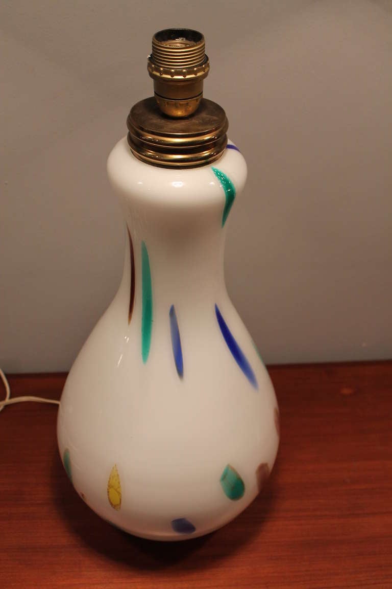 Dino Martens Murano Glass  Tablelamp  1960's Italy  For Sale 3