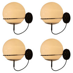 Four Wall Sconces by RAAK, Amsterdam, Holland, 1960s