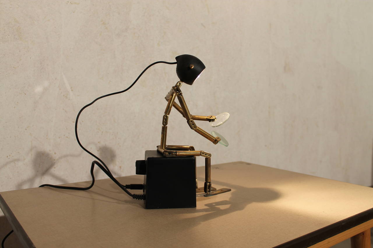 Japanese Osqar Table or Desk Lamp