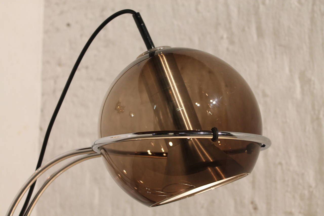 Dutch A Glass Globe Desk Lamp