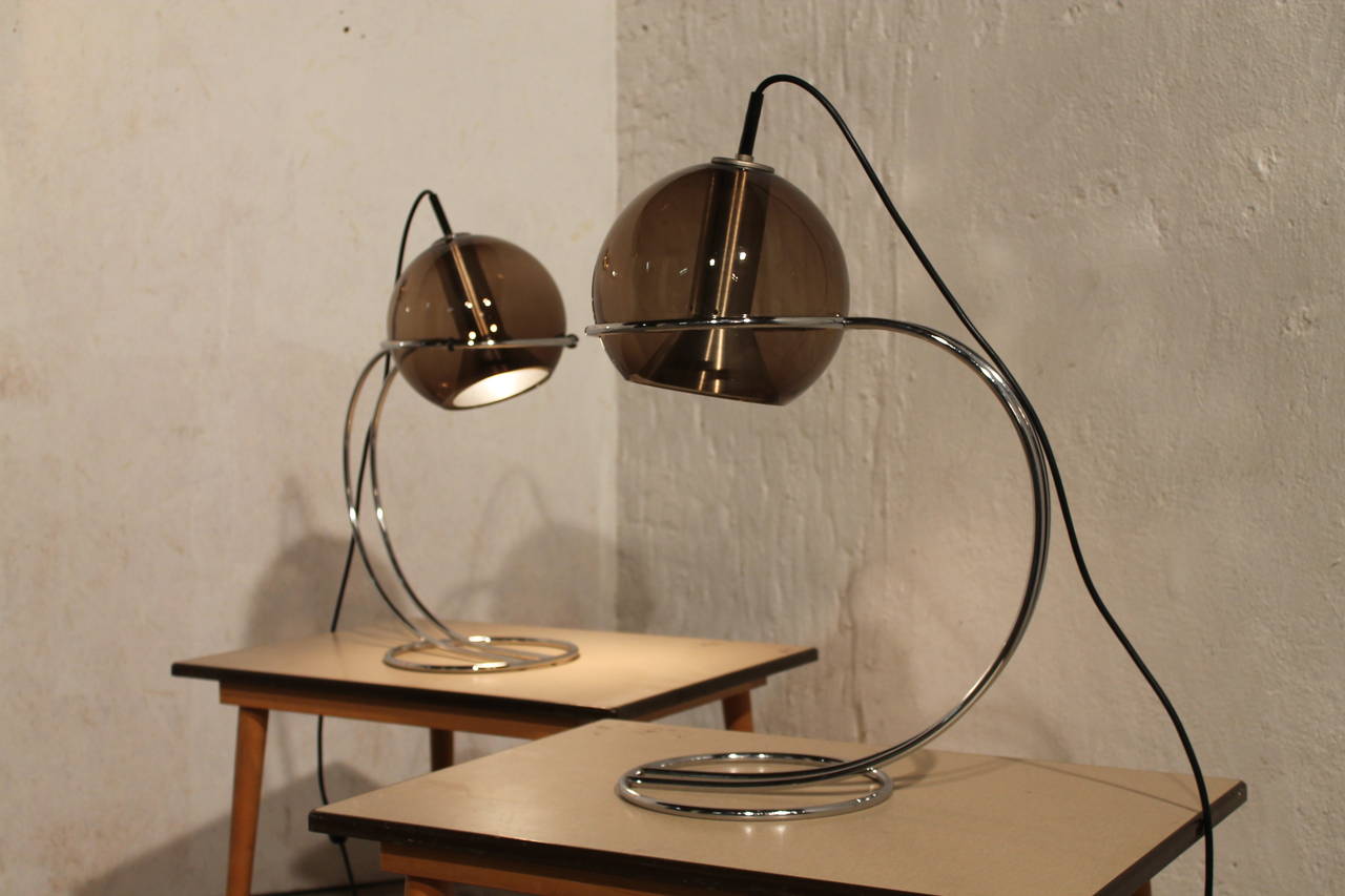 A Glass Globe Desk Lamp 3