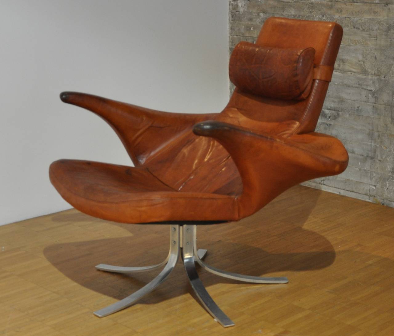 Mid-20th Century First Edition Seagull Chair Gösta Berg & Stenevik Eriksson, 1968 For Sale