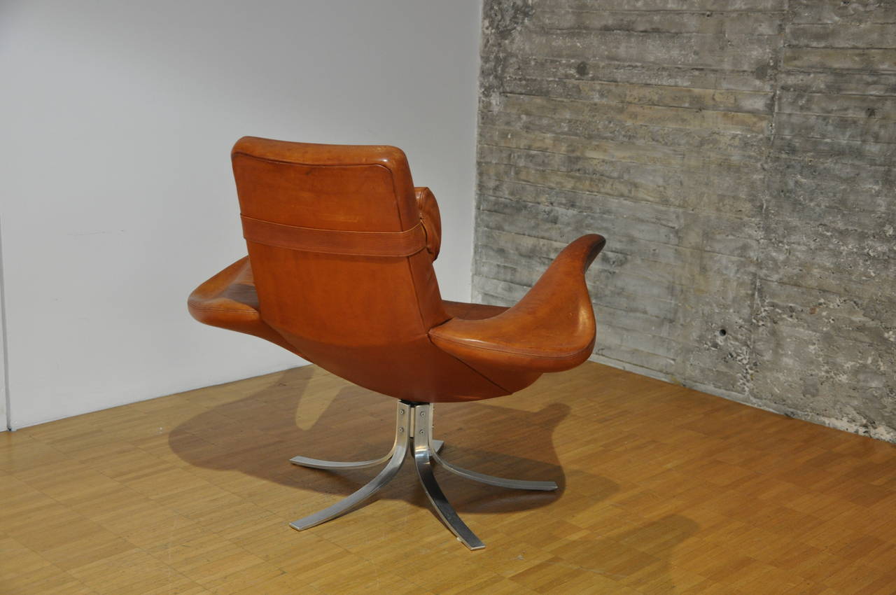 Mid-Century Modern First Edition Seagull Chair Gösta Berg & Stenevik Eriksson, 1968 For Sale