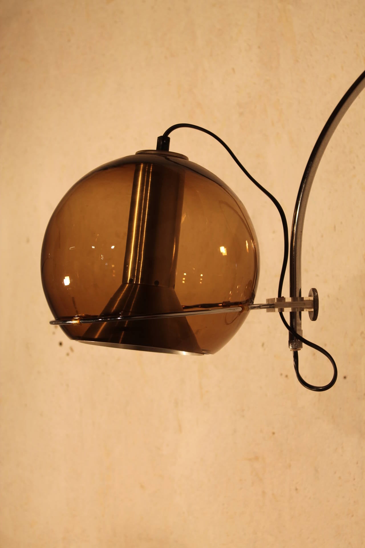 Late 20th Century Glass Globe Wall Lamp by RAAK Holland
