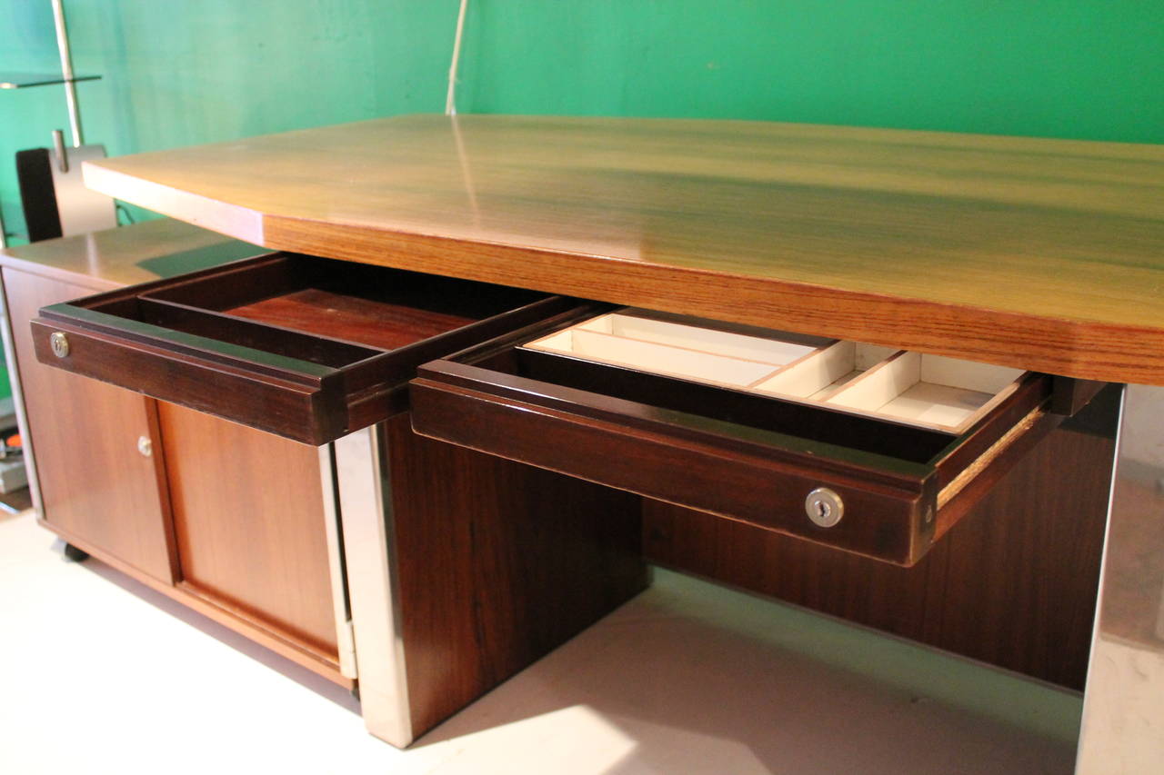 Impressive Desk by Ico Parisi for MIM, Italy, 1970s 3