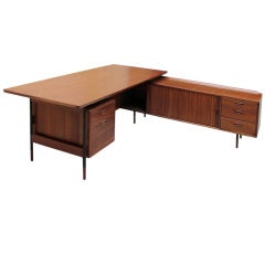 Danish President desk by Finn Juhl, c. 1955, for Bovirke
