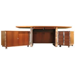 Impressive Desk by Ico Parisi for MIM, Italy, 1970s