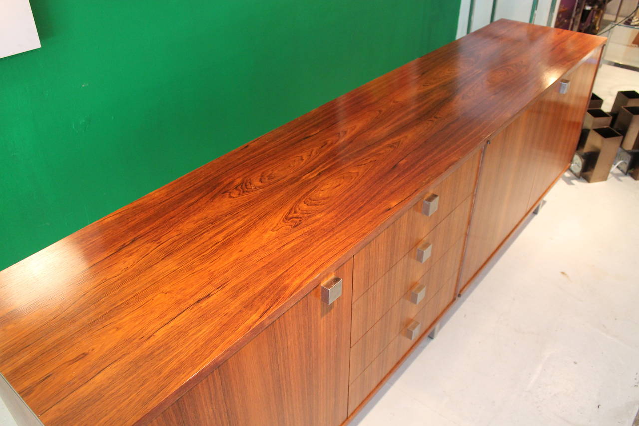 Mid-20th Century Rosewood Sideboard Designed by Alfred Hendrickx by Belform, 1968