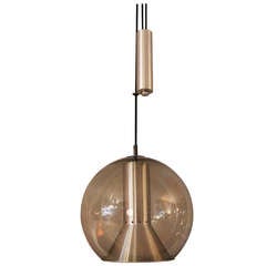 Rare Adjustable Raak Globe Pendant